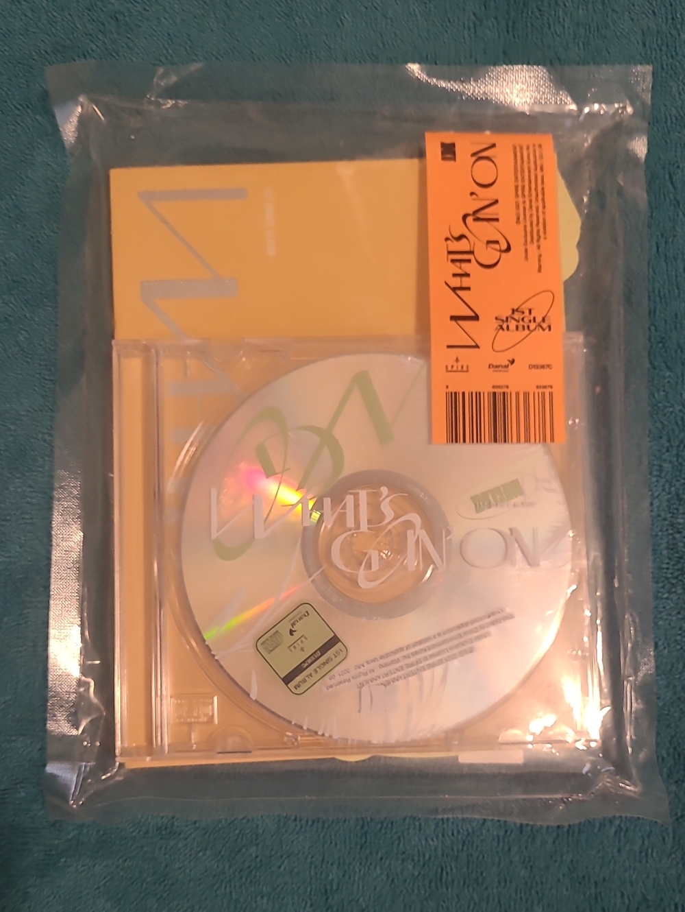OmegaX 1st Single Album What's Goin' On Orange Version